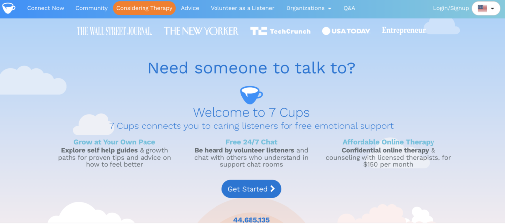7 cups online therapy