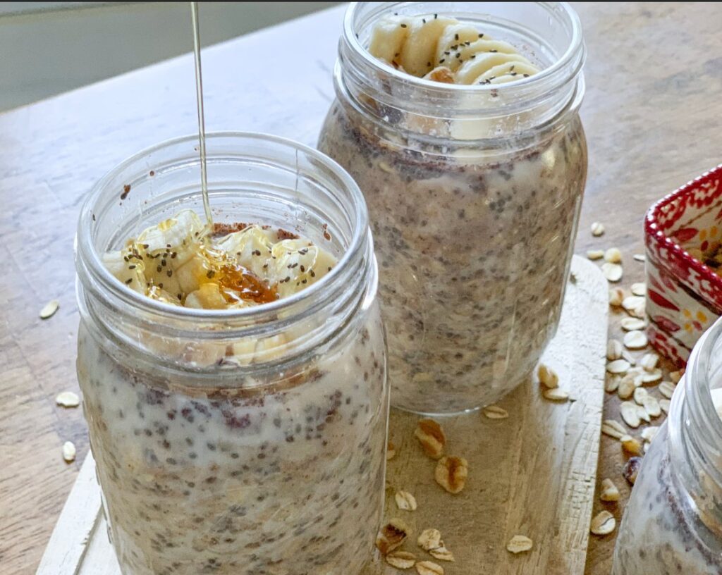 chia seed overnight oats