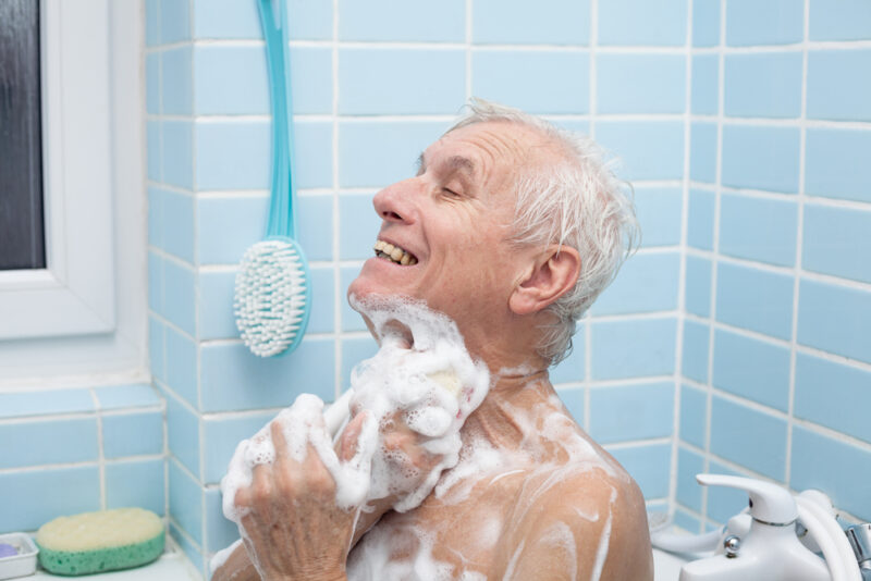 safe bathing for seniors