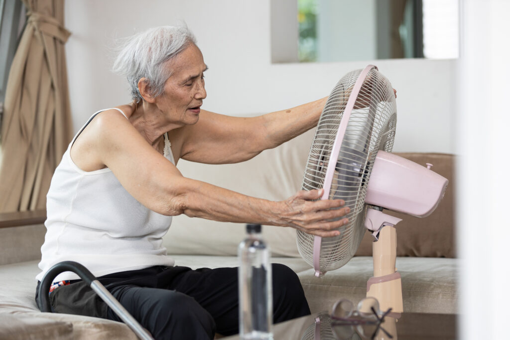 overheating in the elderly