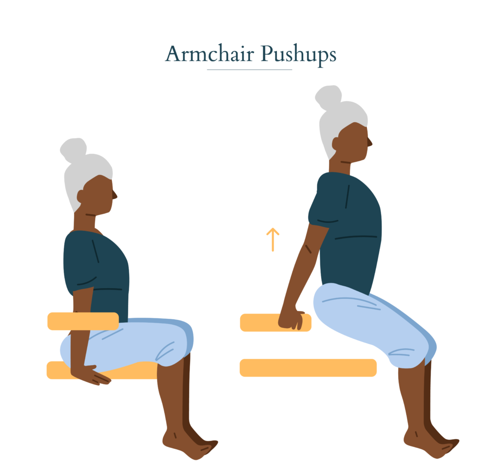 armchair pushup