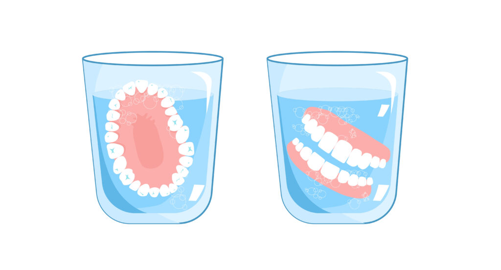 denture care illustration