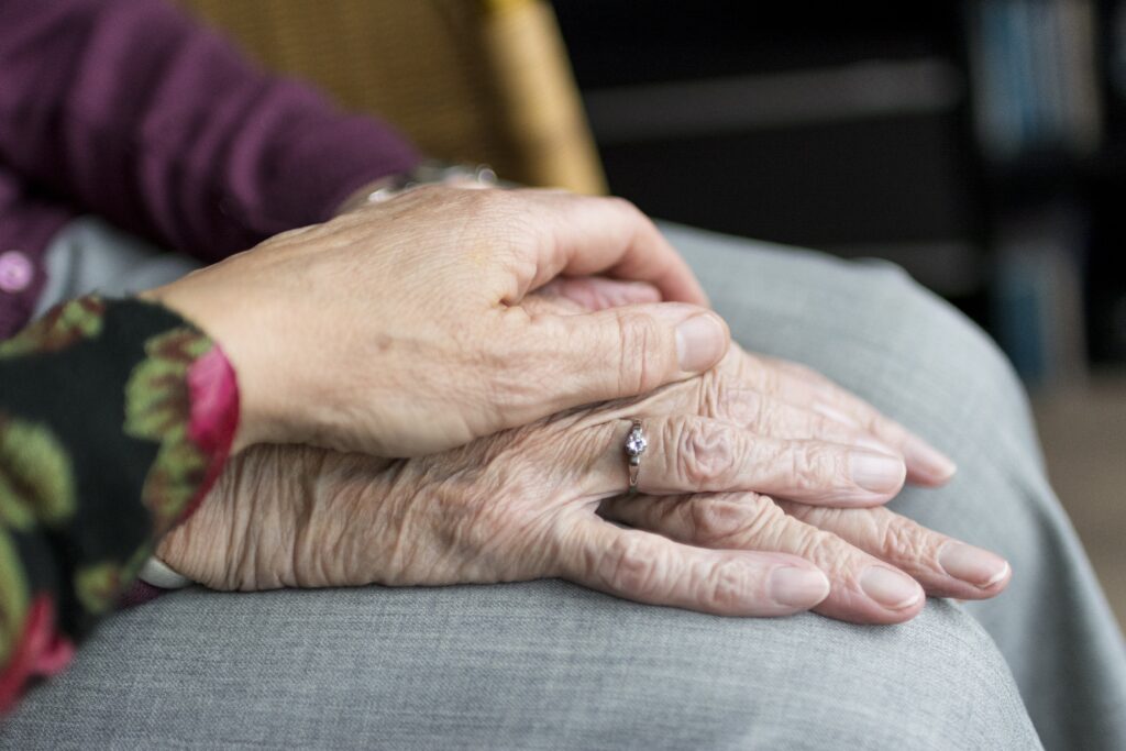 Parkinson's senior caregiver