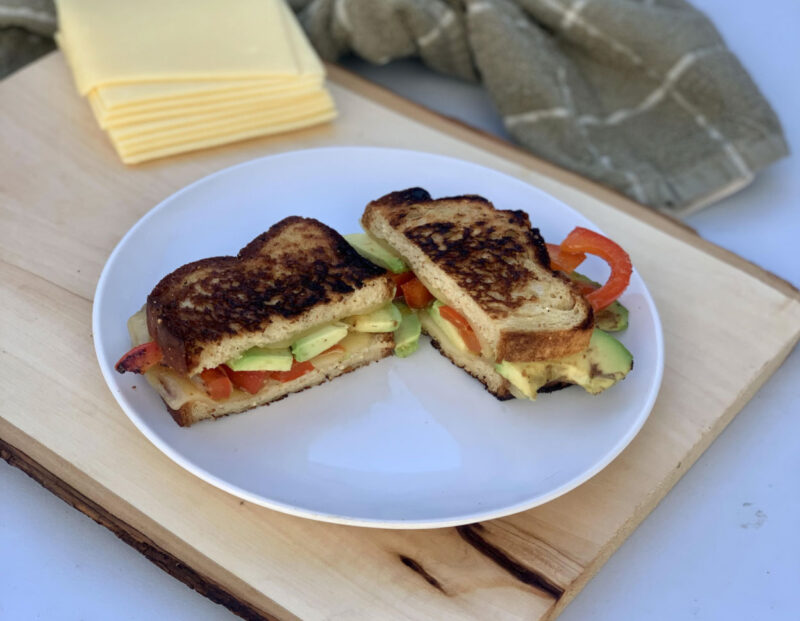 elevated grilled cheese