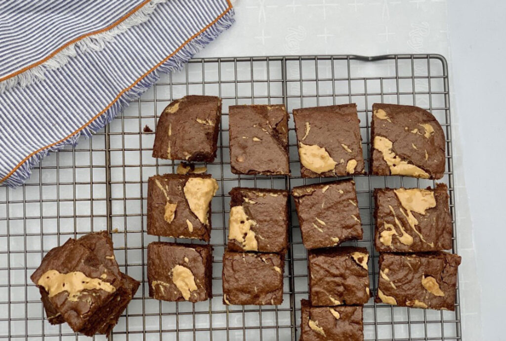 better for you peanut butter brownies