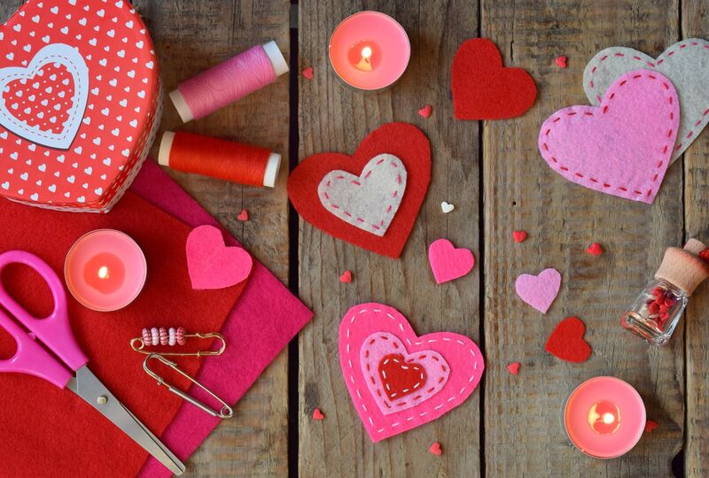 Valentine's Day crafts DIY older adults caregivers