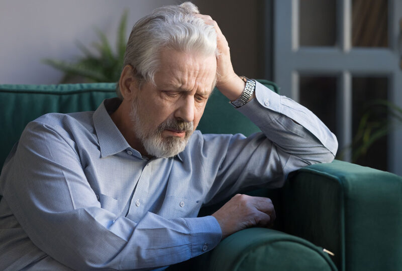 dad frustrated with cognitive decline