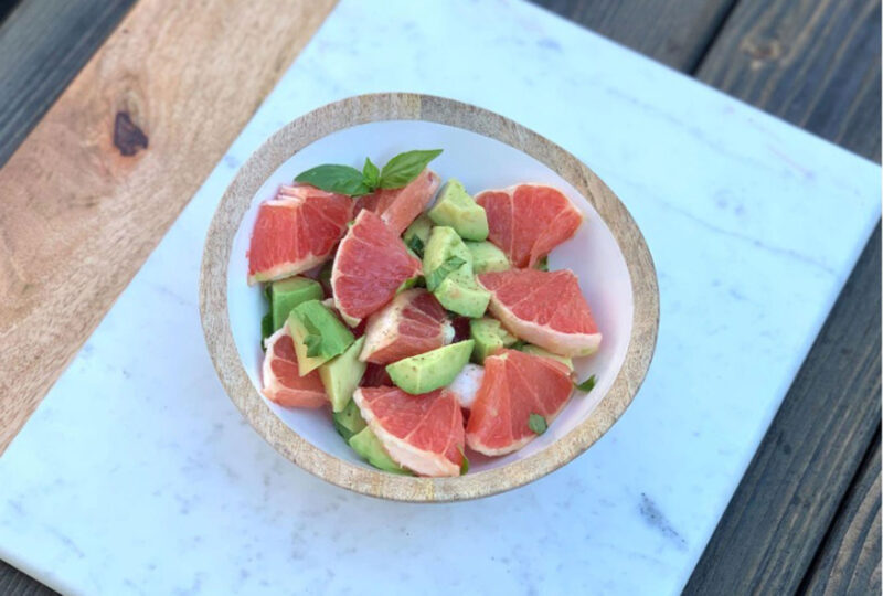 grapefruit avocado salad