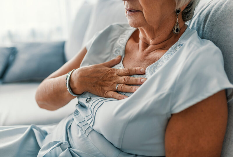 less-known risks heart attack senior woman