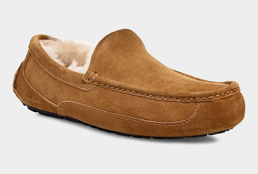 one brown slipper