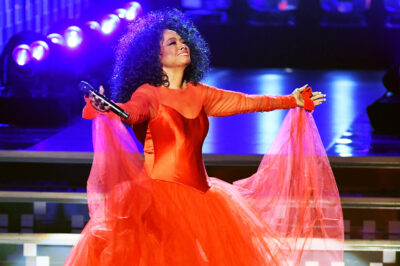 diana ross on stage at the grammy's