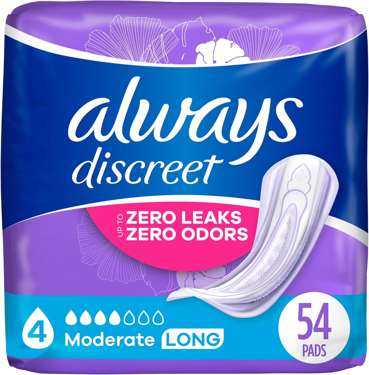 Best Female Incontinence Products  Always Discreet Adult Incontinence Pads review
