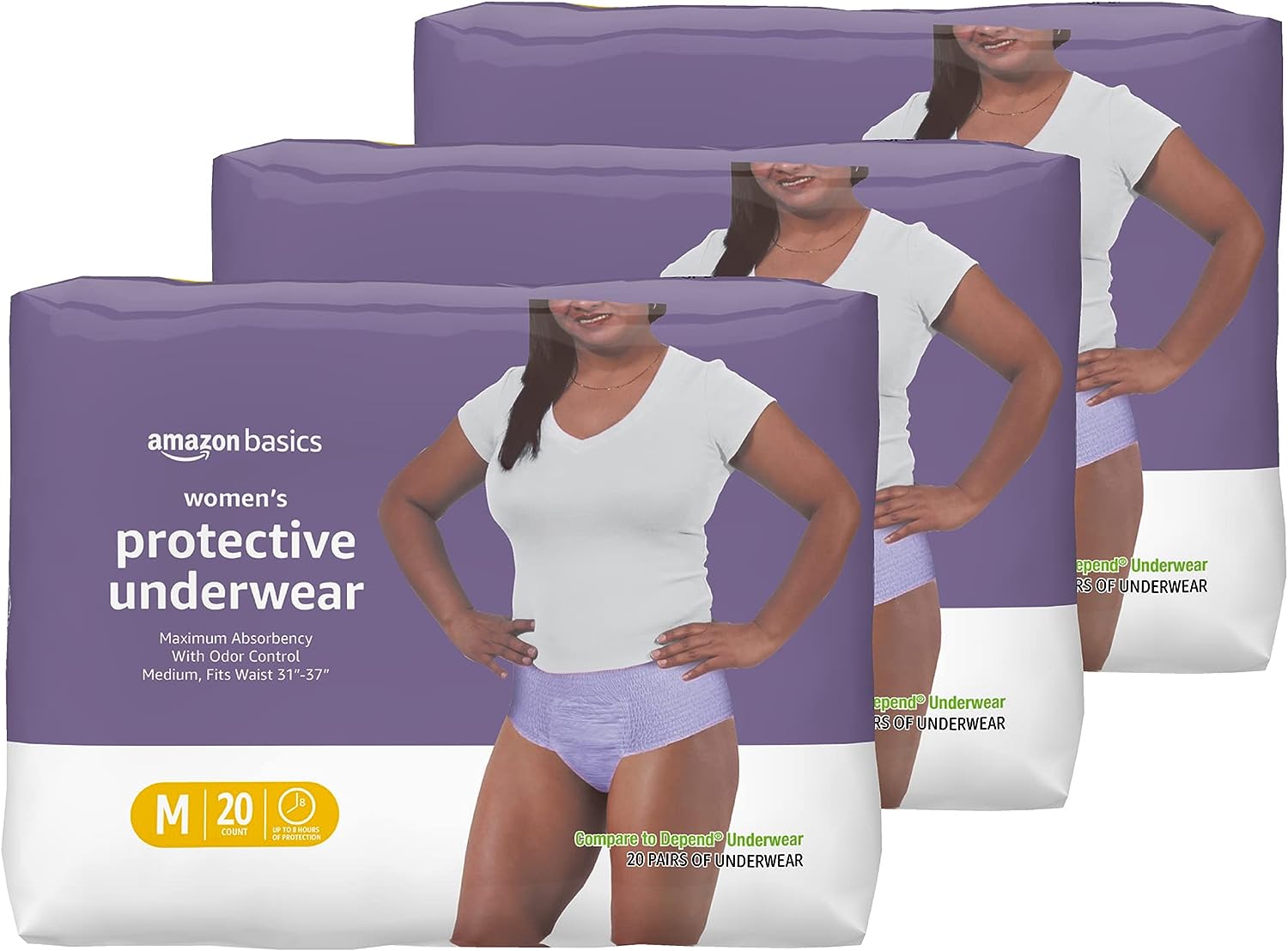 Best Female Incontinence Products Amazon Basics Incontinence & Postpartum Underwear