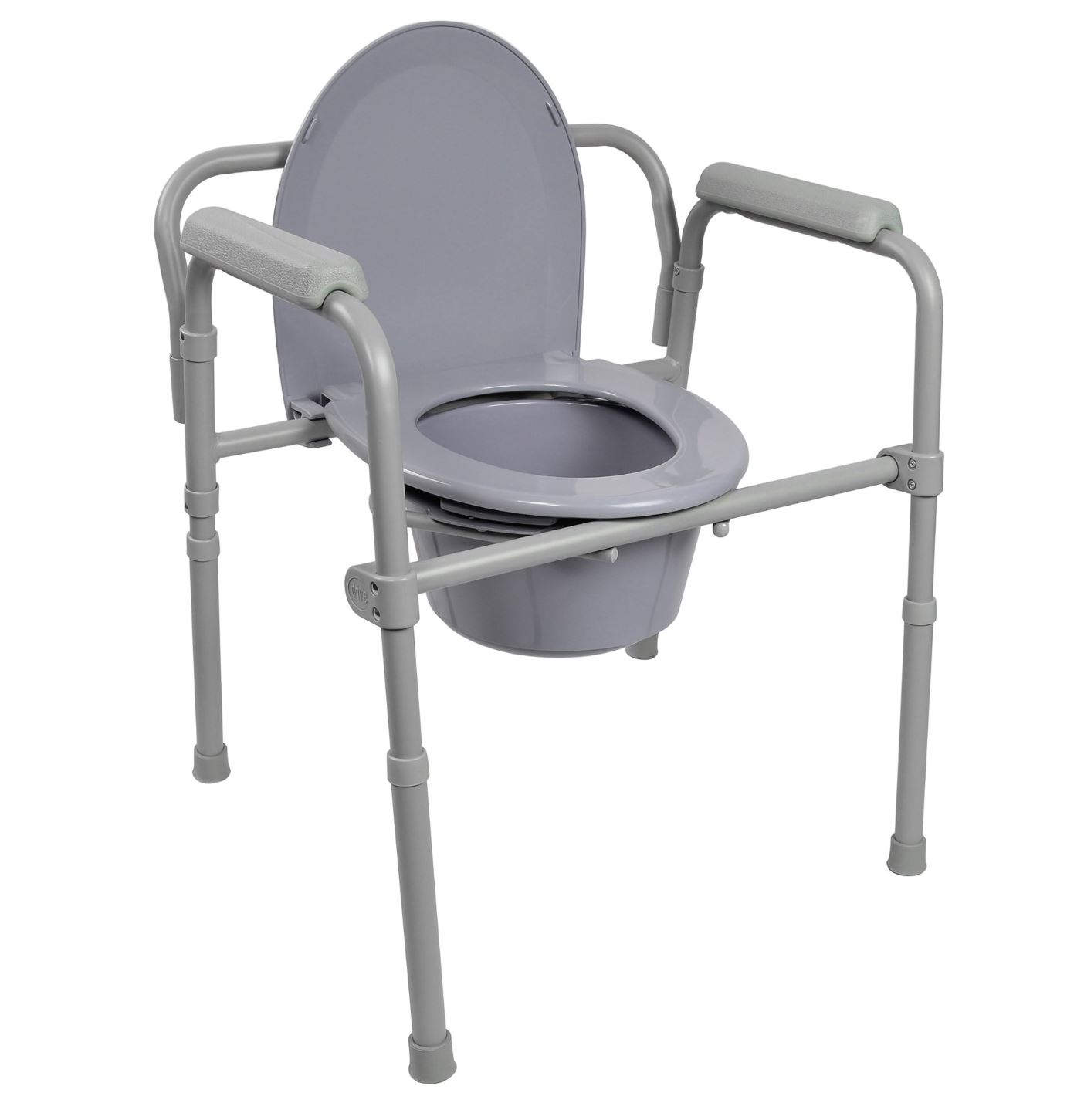 McKesson Commode Chair with Fixed Arm