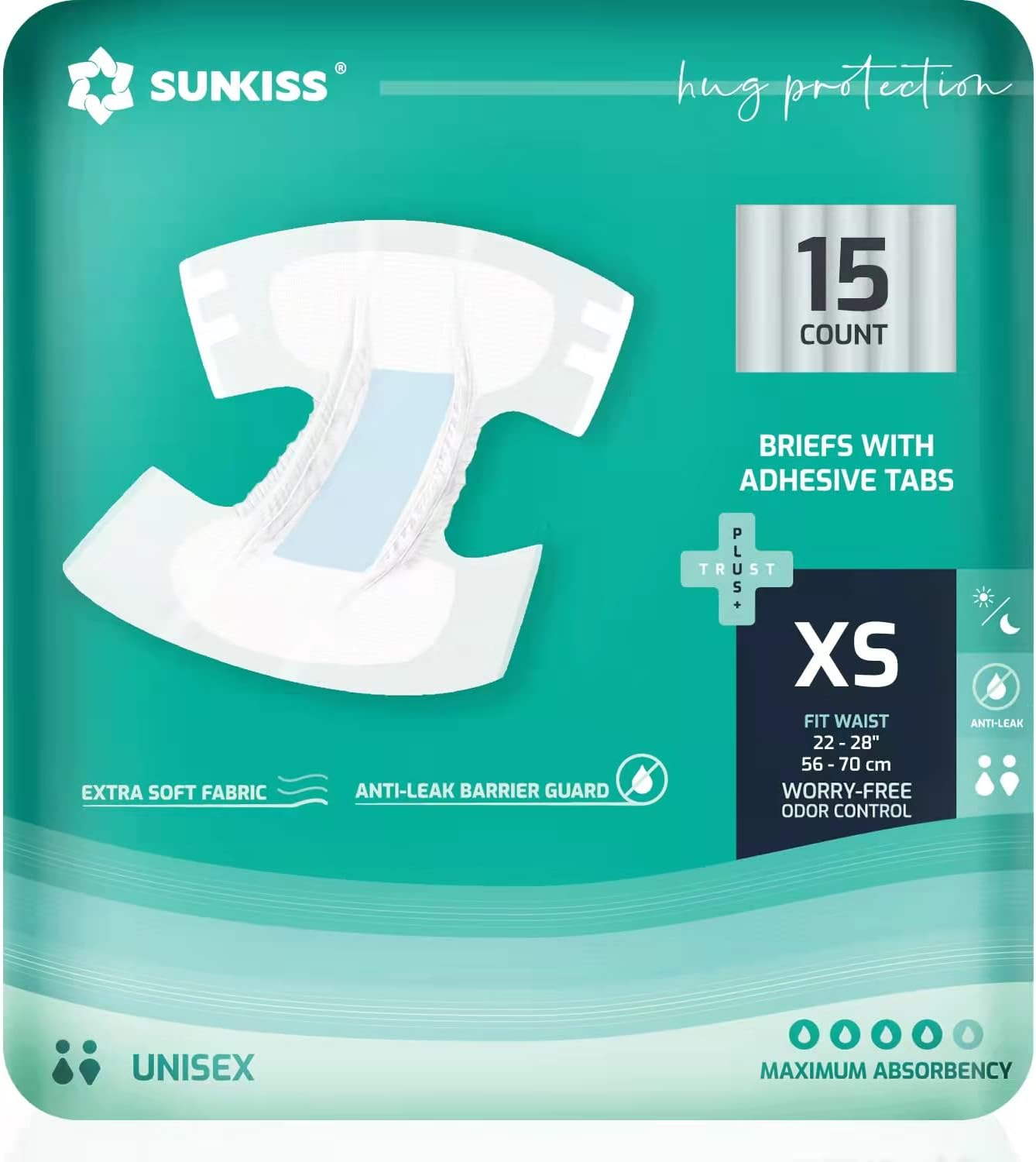 Best Female Incontinence Products SUNKISS TrustPlus Adult Diapers review